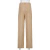 Corduroy Baggy Joggers Women Vintage Wide Leg Pants Brown Low Waist E Girl 90s Aesthetic Trousers Female Sweatpants