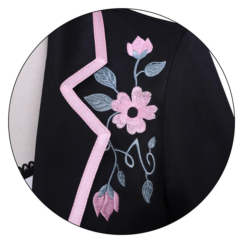 Miraculous Ladybug Season 6 Marinette Dupain-Cheng Casual Cosplay Costume Outfit with Pink Long Pants & Blazer Ladybug Noir Civilian Clothes for