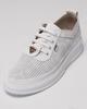 Perforated Sneakers 352656 36 White Leather