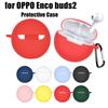 Silicone Wireless Earphone Shell Headphone Charging Box Sleeve for OPPO Enco Buds2 Home/Travel