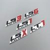 3D Metal LT1 LS1 LS3 LS6 LT9 LSX 5.7L 6.8L 7.4L V8 Badge Side Emblem Rear Displacement Decoration Car Stickers Car Styling