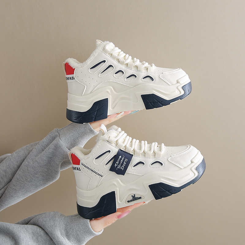 Cold Key Height Black Boots Women Casual Women's White Shoes Luxury Brand Women's Sneakers Sports Loafers 2025summer Shoses