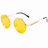 Vintage Punk Style Sunglasses For Women  Men Retro Round Metal Frame Summer Spring Luxurydesign Car Glasses Eyewear Uv400