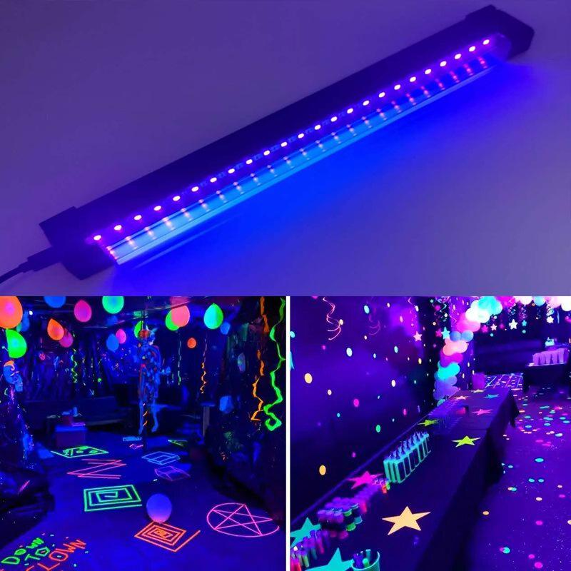UV Purple LED Tube for Indoor Decor & Glue Curing Fixtures