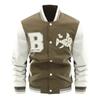 Arrival Men's Baseball Jacket Bomber Jackets Autumn Winter Clothing Leather Sleeve Thin Cotton Coats
