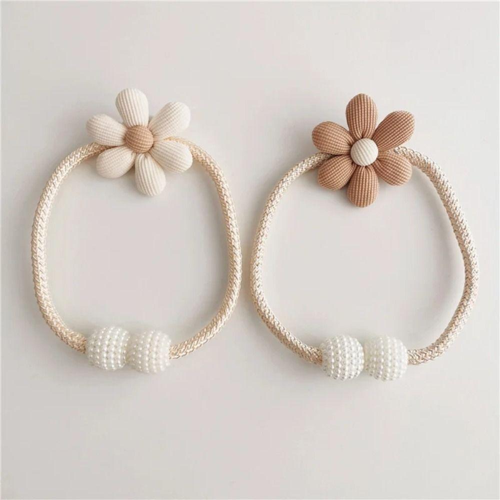 1PC Flower Shape Curtain Buckle Clip Magnetic Buckle Curtain Holders Curtain Accessories  Kids Room
