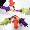 Gravity 3D Printing Telescopic Toy Carrot 3D Carrot Gravity Toys  Friends Birthday Gifts
