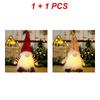 1/2/3pc Christmas Glow Dwarf Doll Christmas Faceless Dwarf Plush Elf Christmas Tree Pendant Nightlight New Year Party Decoration
