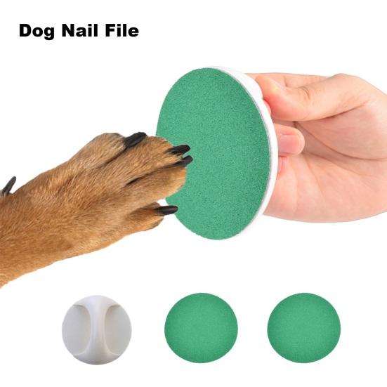 Dog Nail File Kit for Stress-Free Grooming Ergonomic Design Replaceable Matte Paper Pet Nail Trimmer for Cats Dogs