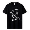 Summer Round Neck 3D Fish Print Top Fashionable Casual Short Sleeved Men's T-shirts