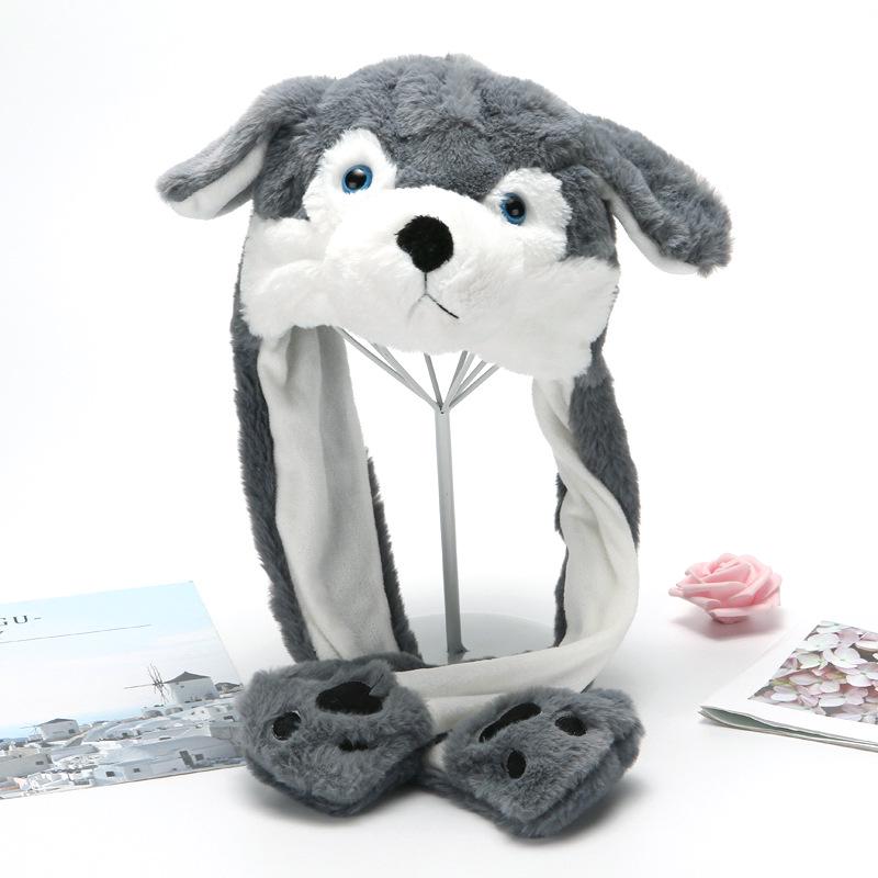 Moving Rabbit Ear Hat: Adorable Airbag Ears Wiggle When Pinched, Just Like the Viral Sensation On TikTok.