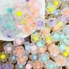 50Pcs DIY Accessories Charm Decorative Multicolor Cute Mini Flower Beads Ornament Jewelry Making Hairwear Accessories