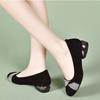 New Women's Non-slip Versatile Low-heel Matte Round Head Not Tired Feet Shallow Mouth Trendy Single Shoes