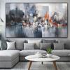 City Building Rain Boat Poster Scenery Pictures Room Decoration Abstract Oil Painting On Canvas Wall Art For Living Room Cuadros No Frame