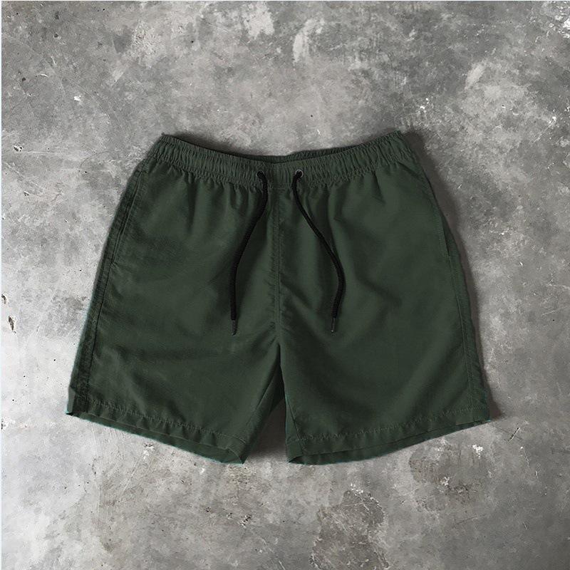 Summer Men's Casual Shorts Candy Colored Five Quarter Pants Men's Sports Loose Quick Drying Thin Beach Pants Shorts Men’s