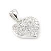 [H0434] - Silver Pendant 'Love Divine' White