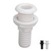 Boat Through Hull Connector 29mm Outlet Smooth Drainage Straight Drain Outlet Fittings Boat Plumbing