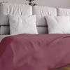 Bed or Sofa Throw 180x220 Cm ADELE Raspberry, by Soleil D'ocre
