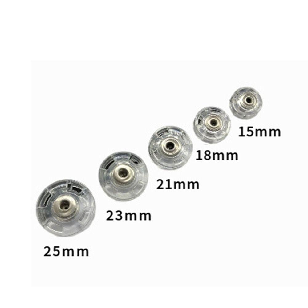 10Pcs Round Fastener Transparent Snap Fastener New Snap Button