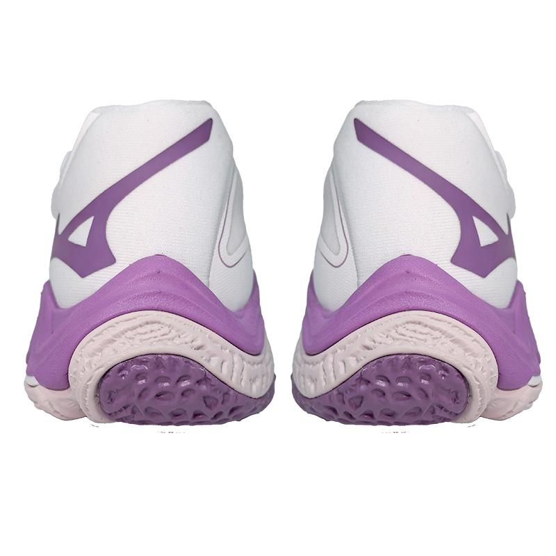 Mizuno Wave Lightning Z8 White Patrician Purple Женские кроссовки Quince V1GC240010