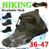 Men's Hiking Shoes Camping Shoes Outdoor Sports Shoes Waterproof Non-slip Hiking Shoes Breathable Wading Shoes Outdoor Climbing Trekking Boots 36-47