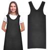 With Pockets Hair Salon Uniforms Soft Hair Cutting Gown Cross Hairdressing Apron Hairstylist