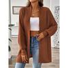 Women's Autumn and Winter Simple Loose Casual Cardigan Sweater