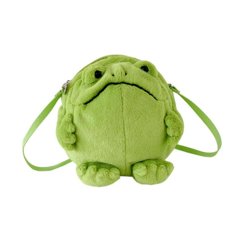 Frog Shaped Crossbody Bag Supplies Lovely Handbag for Girls Dating Traveling