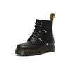 Dr. Martens 1460 Leather Simple Fashion Short Mid-Calf Boots Unisex Boots Black 26959001