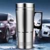 Car Electric Kettle Detachable Fast Heating 12/24V 300ml Stainless Steel