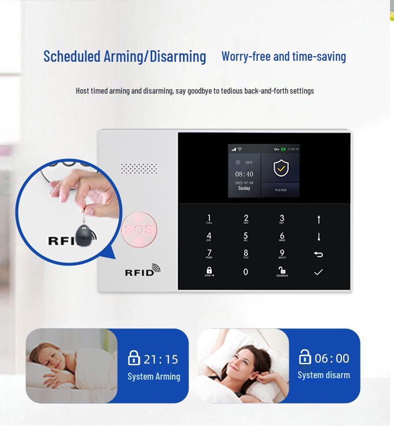 WiFi & GSM Tuya Smart Anti-Theft Alarm System for Home Security