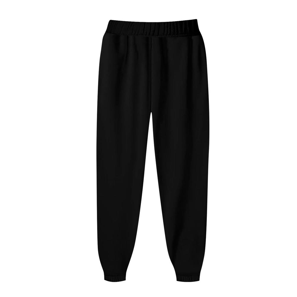 Women's Fashion Sport Solid Color Pocket Casual Sweatpants Pants