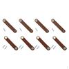 8pcs Wine Cabinet Wooden Box Pulls Handles Leather Replacement Handle