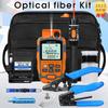 19pcs/set FTTH Cold Join Tool Kit -70~+10dbm AUA-7S Fiber Cleaver Optical Power Meter 10MW Visual Fault Locator
