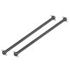 2 Pcs 101mm Metal Dog Bone Drive Shafts for FS 53633   51805   51806 1 10 Scale RC Car (Black)