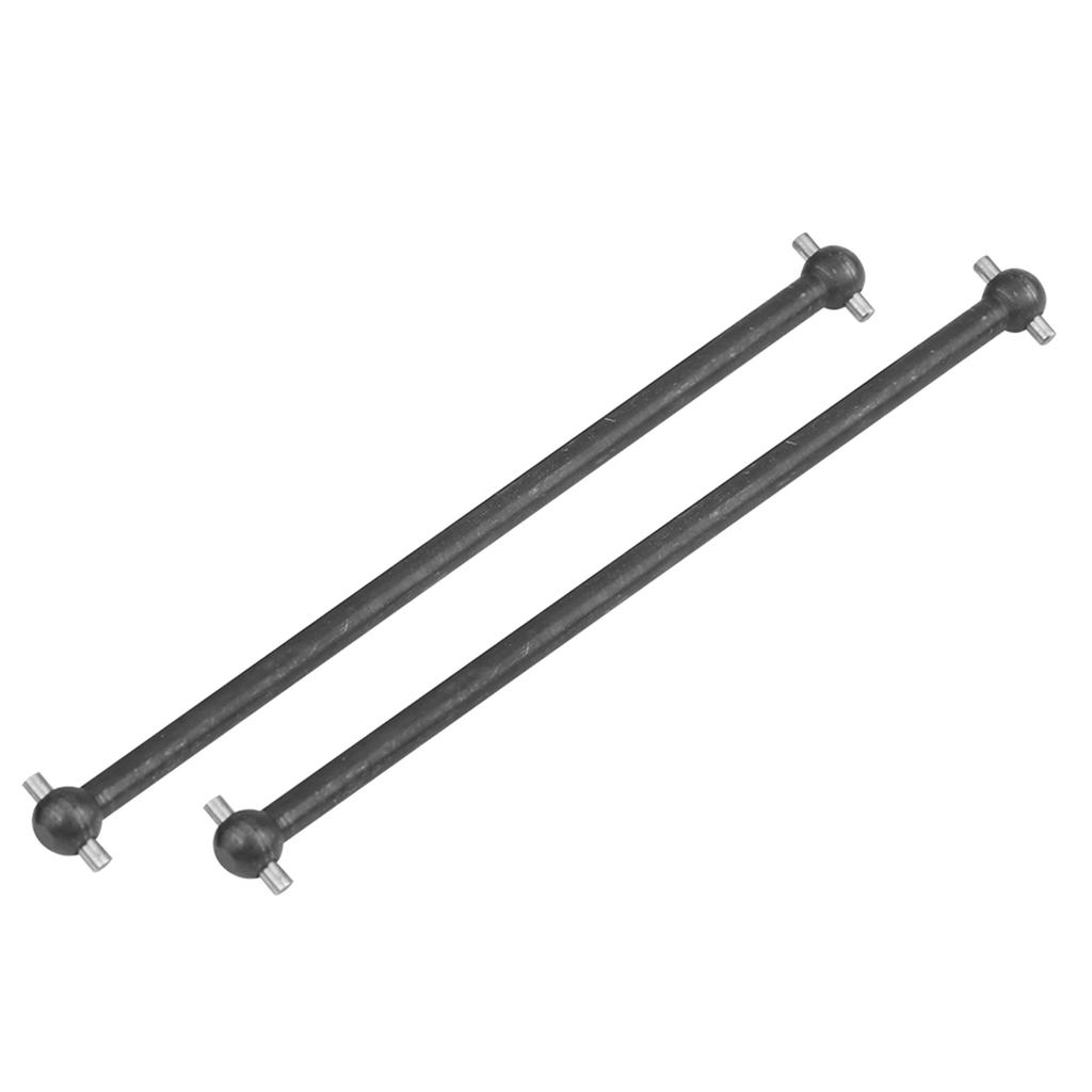 2 Pcs 101mm Metal Dog Bone Drive Shafts for FS 53633 51805 51806 1 10 Scale RC Car (Black)