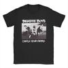 Men T-Shirts Beastie Boys Leisure Pure Cotton Tees Short Sleeve T Shirt O Neck Clothing 4XL 5XL 6XL