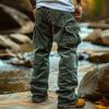 Men's Military Cargo Pants Outdoor Tactical Work Pants Multi-Pocket Utility Pants In Army Green, Blue, Brown, Black