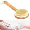 Convenient Natural Bristles Long Handle Body Brush Back Scrubber Bathing Brush Bathing Accessories
