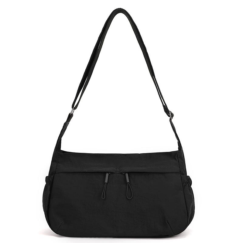 New Fashionable Large-capacity Messenger Bag Trendy Versatile Waterproof Nylon Bag Women's Simple Shoulder Bag