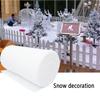 Christmas Winter Artificial Snow Blankets DIY Decor for Xmas Tree Ornament Soft Fake Snow Cotton Carpet Soft Rolls White Snow