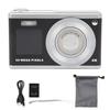 Digital Camera 2.88in IPS Screen Anti Shake 10X Optical Zoom 1000mAh Auto Focus Vlogging Camera