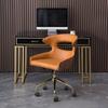 Luxury Nordic Home Computer Chair Lift Office Chair Simple Home Office Furniture Comfortable Backrest Rotating Game Armchair