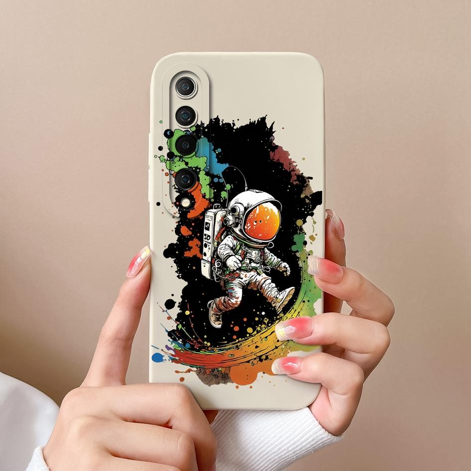 For Xiaomi Mi 10 11 Lite NE 10i 10T 11T 11X Pro Phone Case Cover Small Floral Pattern Shockproof Liquid Soft Silicone Anti Slip For Xiaomi Shell Capas
