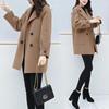 2024 Autumn/Winter Plus Size Slimming Wool Coat for Petite Women
