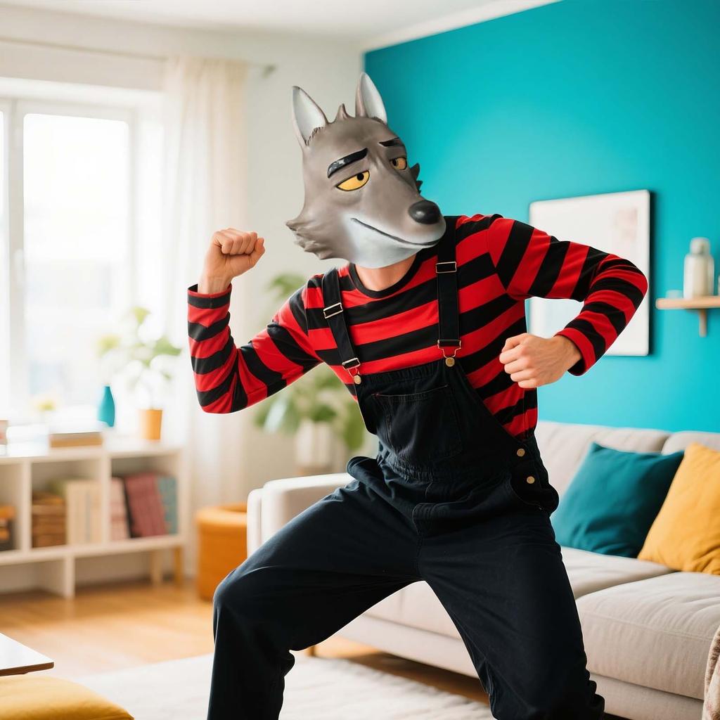 Latex Mask Head Cover Anime Character Props