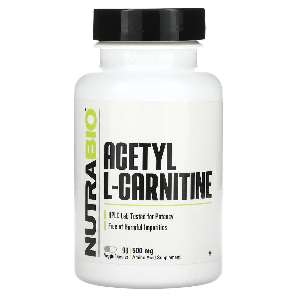 Acetyl L-Carnitine, 500Mg, 90 Veggie Caps