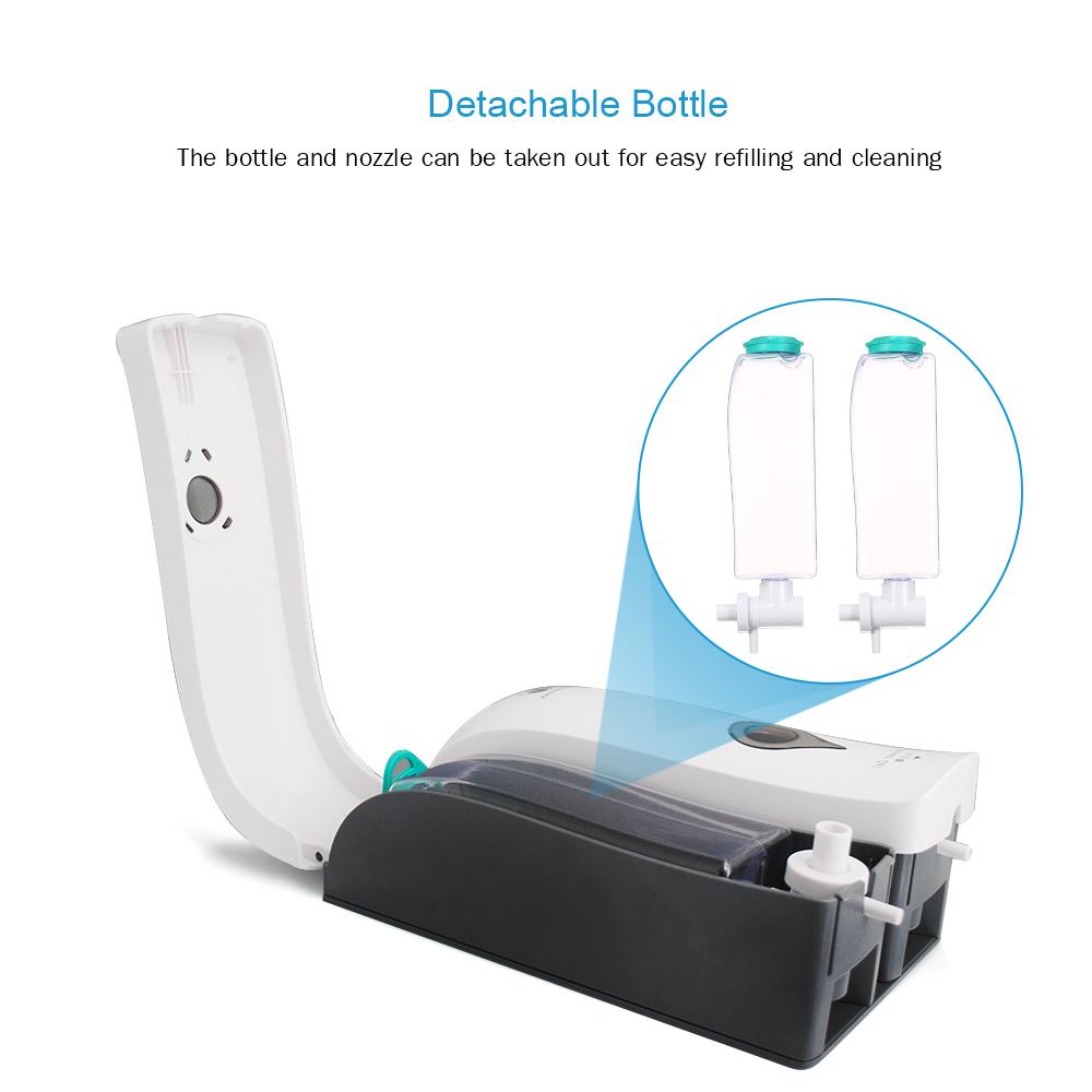 CHUANGDIAN 300ml*2 Wall Mounted Double-Head Manual Soap Dispenser Shower Gel Liquid Shampoo Dispenser Holder