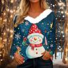 Long Sleeve Shirts For Women Cute Tops Christmas Prints Tees Blouses Casual Plus Size Basic Tops Pullover