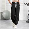 Women's Casual Fashion Sweatpants Color Matching Printed Casual Pants